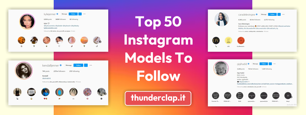 Top Instagram Models to Follow