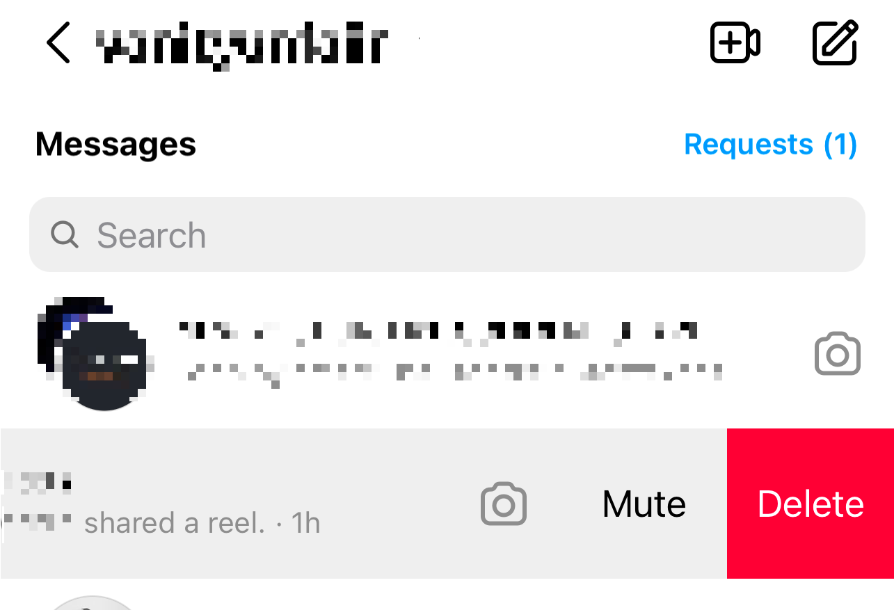 how to delete messages on instagram