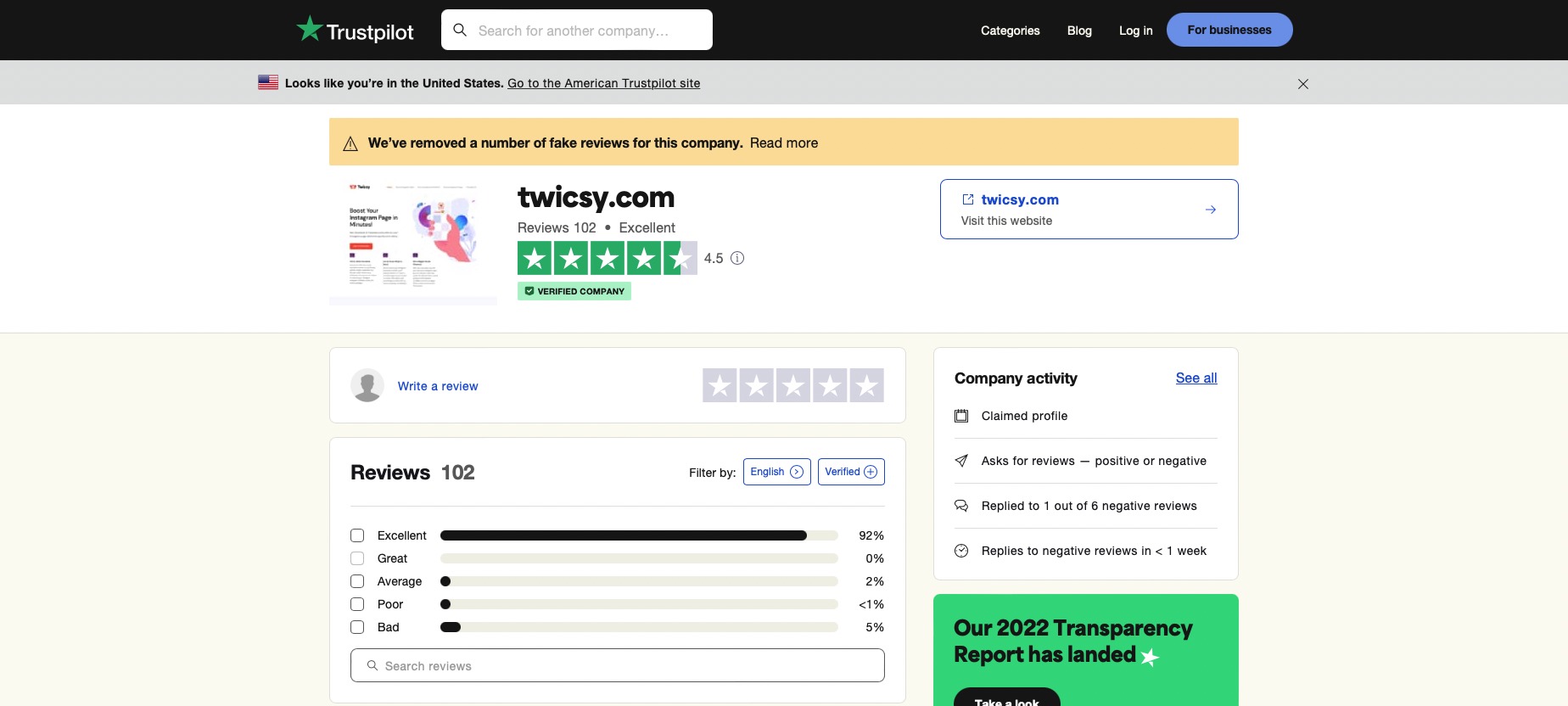 twicsy trustpilot